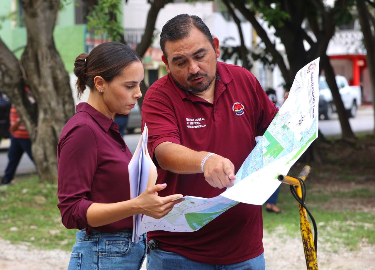 Intensifica ana Paty Peralta trabajos de bacheo en diferentes avenidas de Cancún